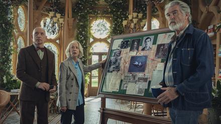 Der „Thursday Murder Club“: Mit Helen Mirren, Ben Kingsley und Pierce Brosnan.