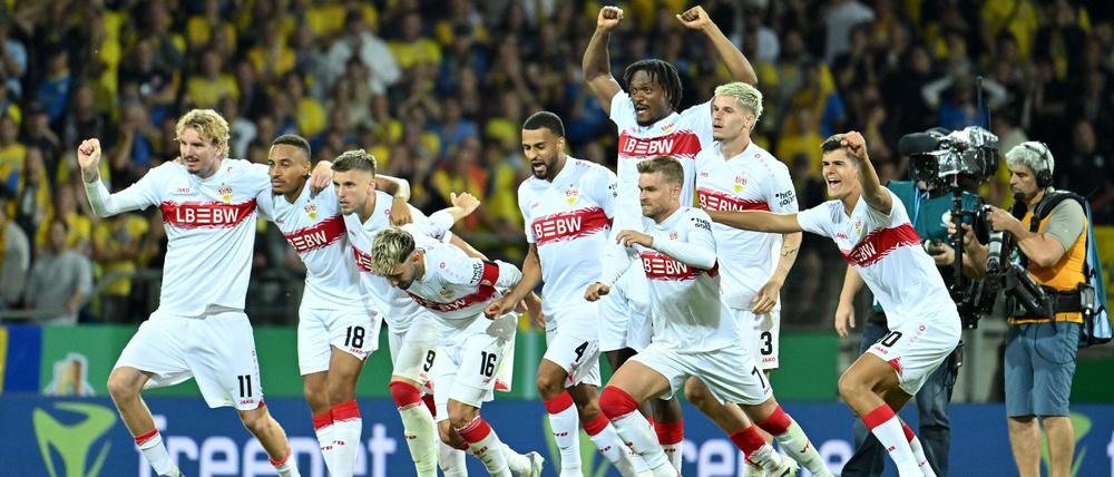 Jubel beim VfB Stuttgart.