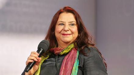 Ist mit ihrem Arbeiterinnen-Roman „Schwebende Lasten“ für den Deutschen Buchpreis und den Wilhelm-Raabe-Preis nominiert: Die Schriftstellerin Annett Gröschner 