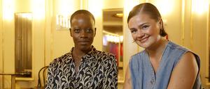 Cats-Darstellerinnen. Florence Kasumba und Lucy May Barker, wissen, was Katzen fühlen.