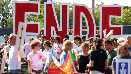 Zu Ende ist die Geschichte der A100 nicht: Nach der Eröffnung des 16. Bauabschnitts ist der 17. in Planung. Auch dagegen wurde protestiert.