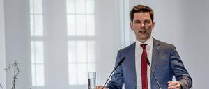 Steffen Krach, der SPD-Spitzenkandidat für die Abgeordnetenhauswahl 2026, vor einigen Wochen noch in seiner Heimat Hannover.