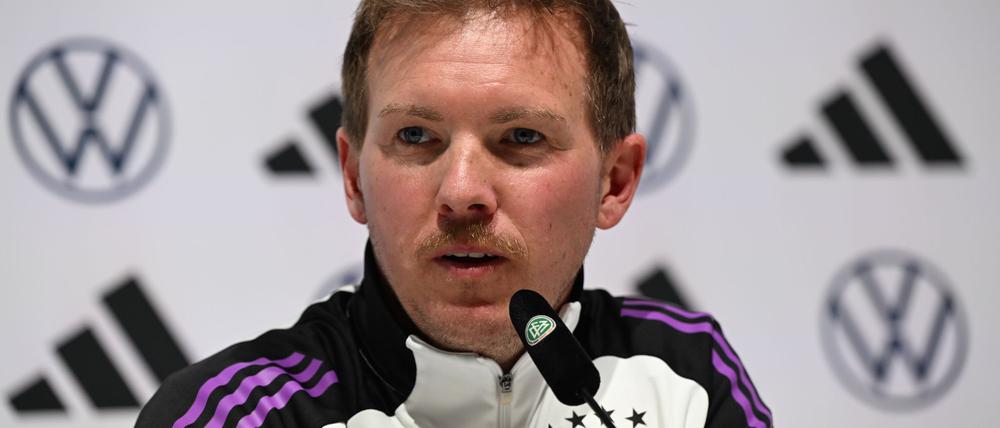 Julian Nagelsmann bei der Verkündung des DFB-Kaders. (Archivbild)