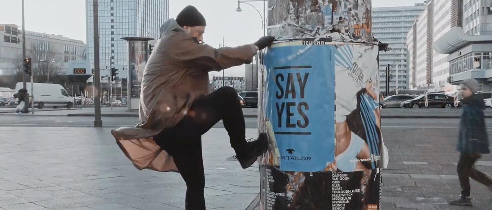 Verzweifeln an der Stadt: Erik Schmidt in seinem Film „The Bottom Line“ von 2018.