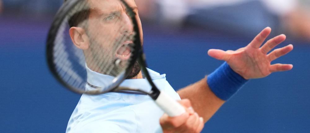 Djokovic musste gegen den jungen Amerikaner Svajda einen Satz-Rückstand wettmachen.