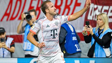 Sorgte für die späte Bayern-Erlösung: Star-Stürmer Harry Kane. 