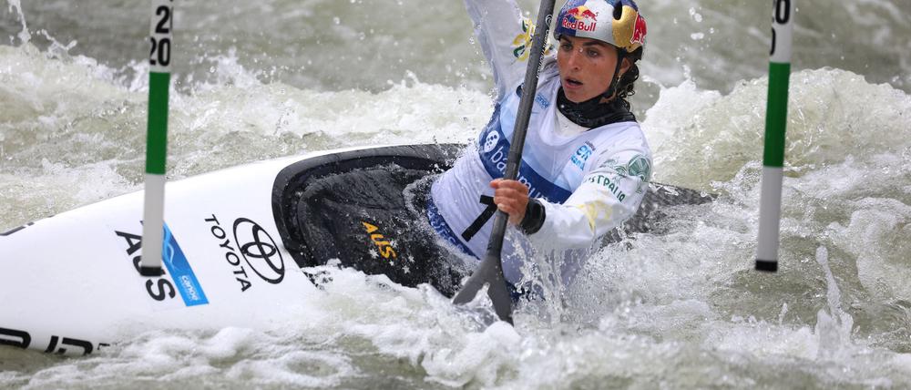 Der australische Kanuslalom-Star Jessica Fox muss gesundheitsbedingt die nächsten Weltcups absagen. (Archivbild)