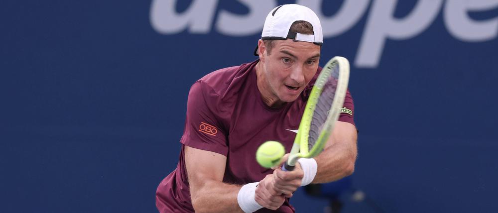 Jan-Lennard Struff kämpfte sich gegen Holger Rune über fünf Sätze in die dritte Runde der US Open.