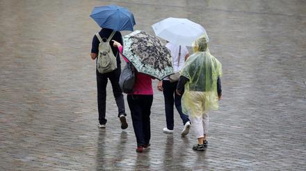 Regenwetter in Potsdam.
