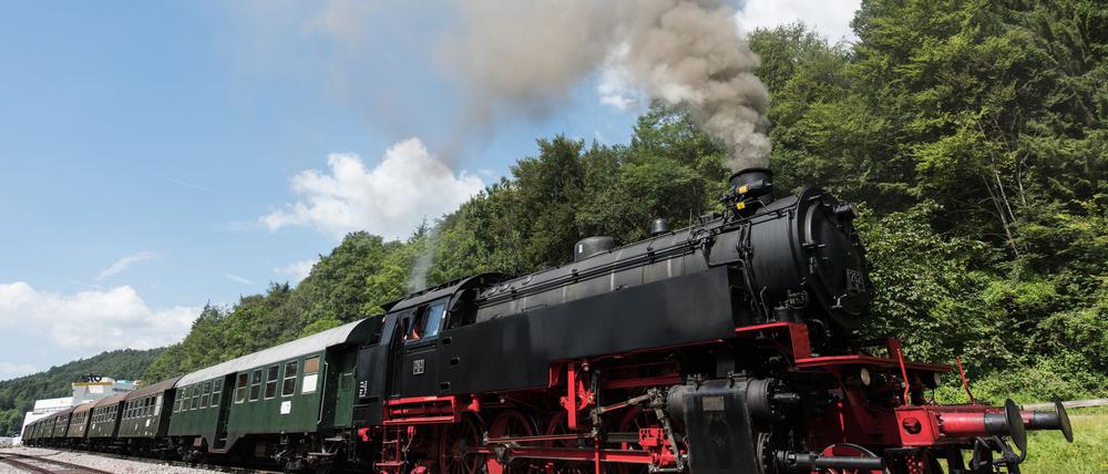 Die Sauschwänzlebahn im Schwarzwald war in der "Eisenbahn-Romantik" immer wieder Thema.