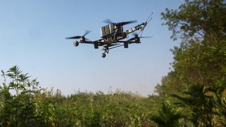 Eine FPV-Drohne im Einsatz. Diese sind offenbar inzwischen weniger gefragt.