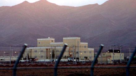Blick auf die iranische Atomanlage Natans