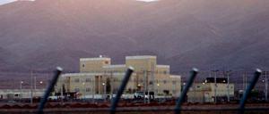 Blick auf die iranische Atomanlage Natans