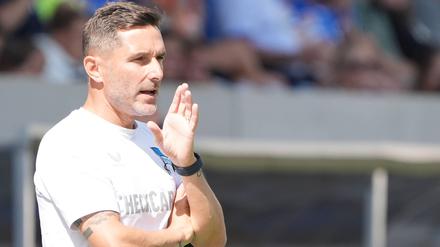 Stefan Leitl hat zuletzt Fortschritte im Spiel seiner Mannschaft gesehen. 