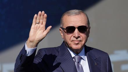 Der türkische Präsident Recep Tayyip Erdogan bei einer Veranstaltung der Marine am Donnerstag.