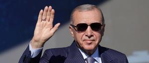 Der türkische Präsident Recep Tayyip Erdogan bei einer Veranstaltung der Marine am Donnerstag.