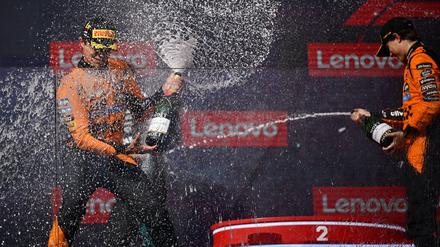 Der WM-Kampf wird zwischen Lando Norris (links) und Oscar Piastri entschieden. (Archivbild)