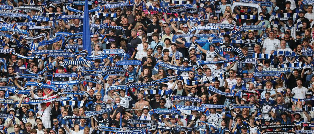 Fans des Hamburger SV.