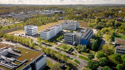 Blick auf den Science Park Golm von oben.
