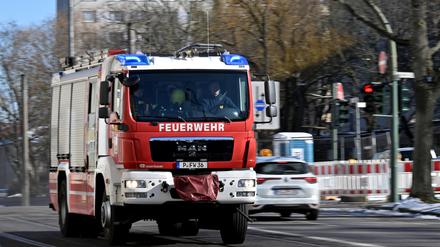 Feuerwehrfahrzeug in Potsdam.
