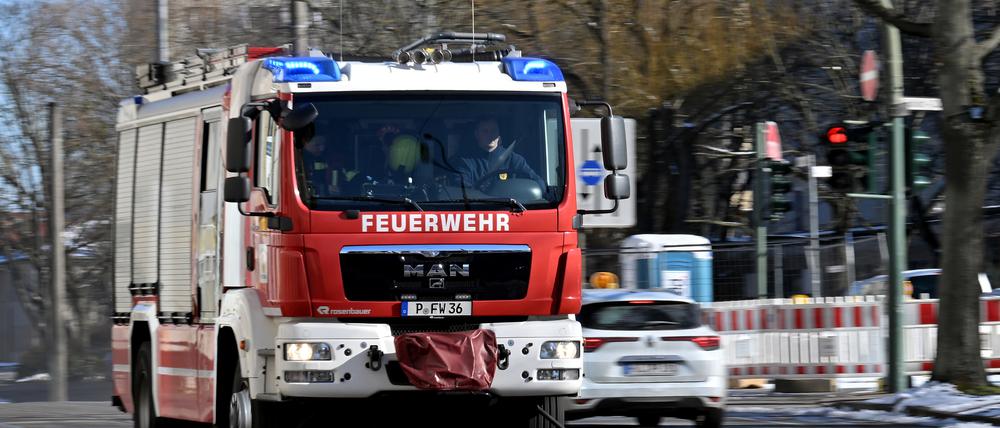 Feuerwehrfahrzeug in Potsdam.