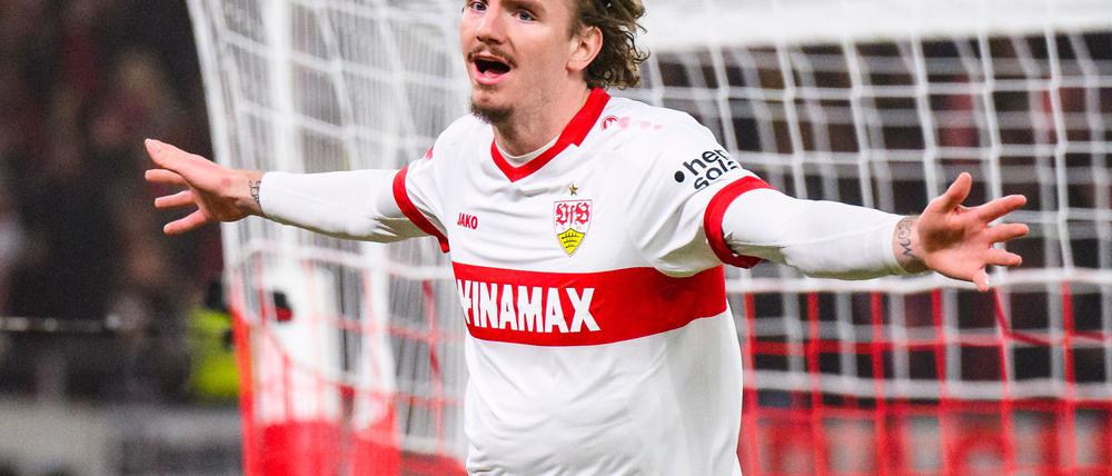 Steht vor einem Abschied aus Stuttgart: Nick Woltemade. (Archivbild)