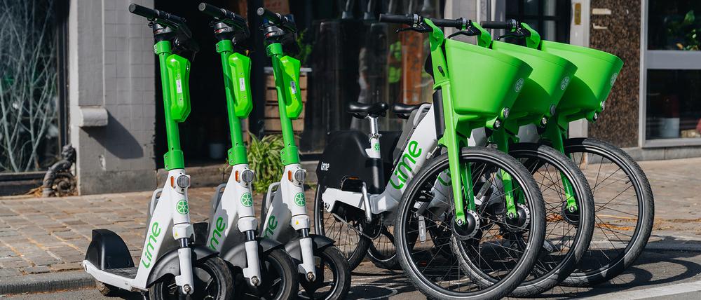 Lime E-Bikes und E-Scooter
Foto: Lime