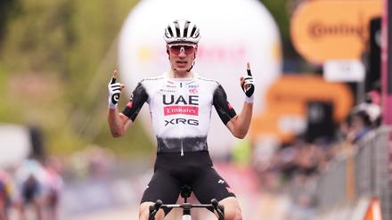 Jubelt auf der 7. Etappe der Vuelta: Juan Ayuso. (Archivbild)