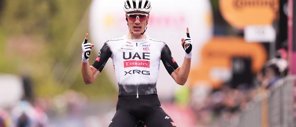 Jubelt auf der 7. Etappe der Vuelta: Juan Ayuso. (Archivbild)