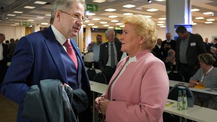 Damals noch Partner, heute erbitterte Gegner: Hans-Georg Maaßen und Sylvia Pantel. (Archivbild) 