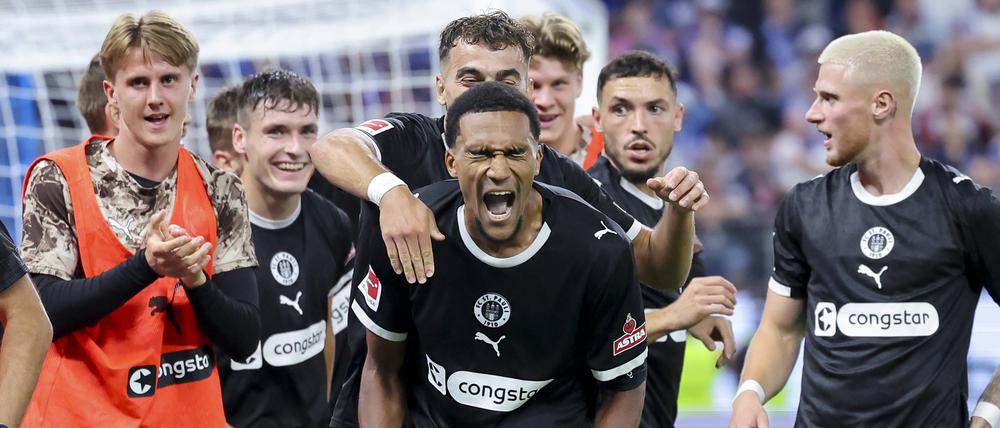 Derbysieger: Andreas Hountondji und die Seinen.