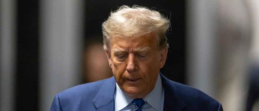 US-Präsident Donald Trump gerät bei seiner Zollpolitik immer wieder mit der Justiz aneinander.