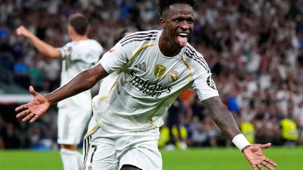 Vinicius Junior erzielte den Treffer zum 2:1 für Real Madrid.