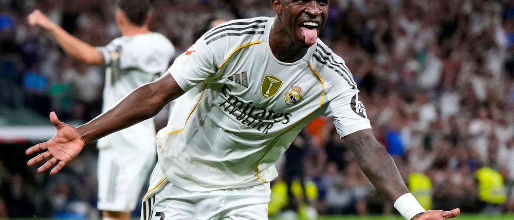 Vinicius Junior erzielte den Treffer zum 2:1 für Real Madrid.