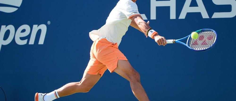 Daniel Altmaier konnte seine Partie gegen Alex De Minaur nicht zu Ende spielen.