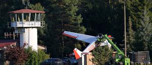 Die beiden Männer starteten vom Flugplatz Reinsdorf.
