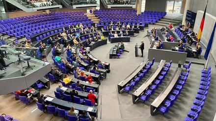 Ein Blick ins Plenum des Deutschen Bundestages in einer Sitzung vor der Sommerpause dieses Jahr.