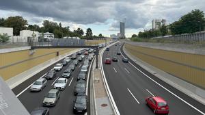 Durch den neuen Abschnitt der A100 kommt es immer wieder zu Staus rund um den Treptower Park.