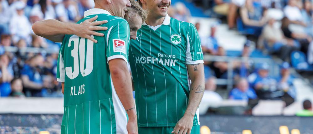 Ein packendes Spiel liefern die Fürther in Magdeburg ab. 