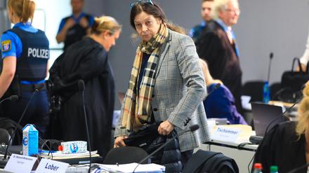 Birgit Malsack-Winkemann beim Reichsbürger-Prozess in Frankfurt am Main.