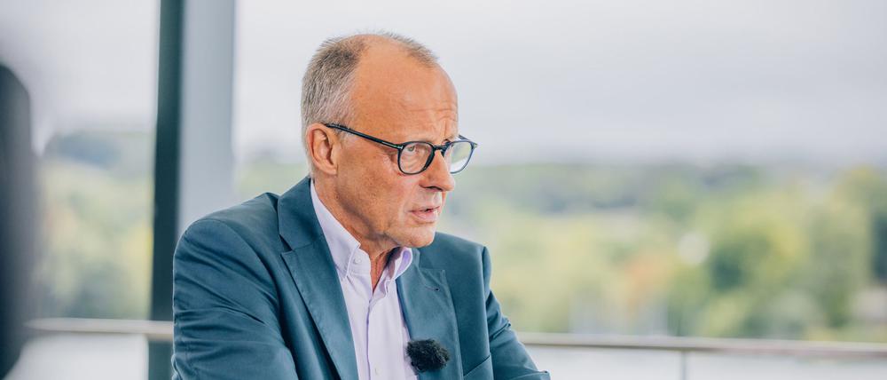 Bundeskanzler Friedrich Merz (CDU) im ZDF-Sommerinterview.
