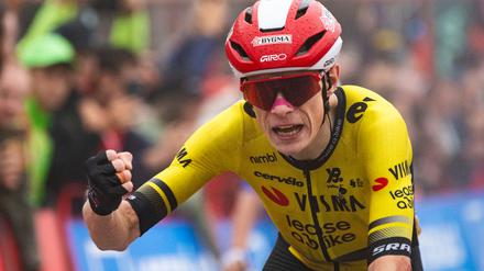 Jonas Vingegaard holt seinen zweiten Etappensieg bei der Vuelta. (Archivbild)