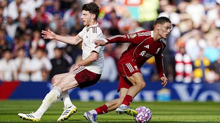 Liverpool-Neuzugang Florian Wirtz konnte dem Spiel seines Teams nur wenige Impulse geben.