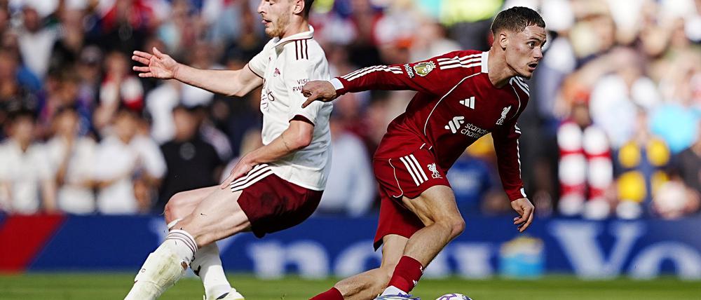 Liverpool-Neuzugang Florian Wirtz konnte dem Spiel seines Teams nur wenige Impulse geben.