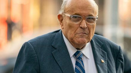 Rudy Giuliani im Januar bei einem Gerichtstermin in New York City.