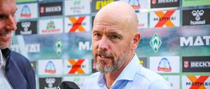 Kaum da, schon wieder weg? Erik ten Hag.