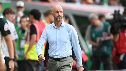 Erik ten Hag muss als Trainer bei Bayer Leverkusen schon wieder gehen.