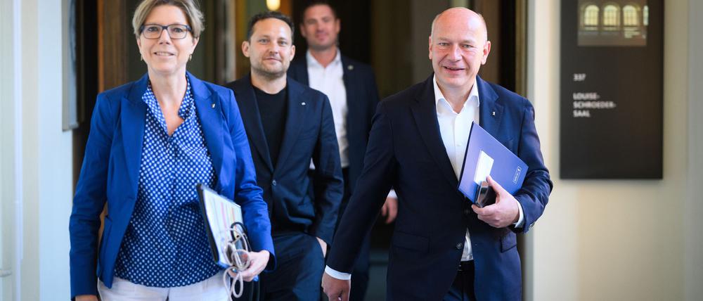 Mit einer Bilanzpressekonferenz startete Wegner nach der Sommerpause.