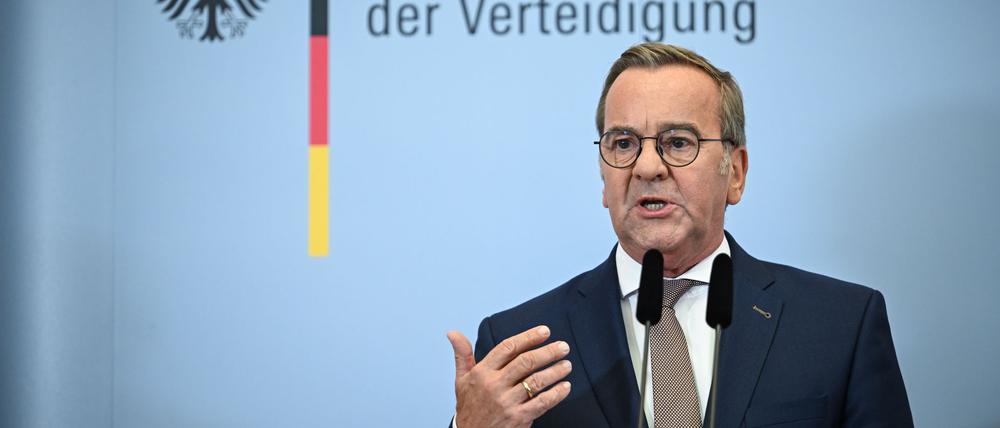 Der Bundesverteidigungsminister Boris Pistorius (SPD).