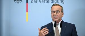 Der Bundesverteidigungsminister Boris Pistorius (SPD).